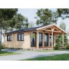 DOMEK W8LUX 6x6 i taras 6x2m - 3 pokoje - 300123