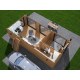 MDN10LUX domek 35m2 870x400cm 300323