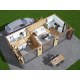 MDN10LUX domek 35m2 870x400cm 300323