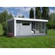 DOMEK MDN10 4x4m + taras 4x4m razem 8x4m 230523