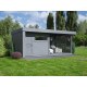 DOMEK MDN10 4x4m + taras 4x4m razem 8x4m 230523