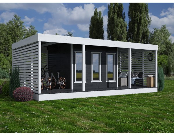 DOMEK MDN10 4x4m + taras 4x4m razem 8x4m 230523