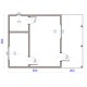 DOMEK MDDP12 5x5 taras 5x2 razem 5x7m 3-pokoje 100725