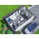 DOMEK MDDP10 5x5 taras 5x2 razem 5x7m 1-pokój 100725