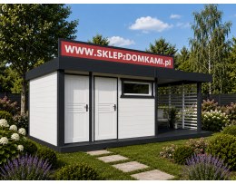DOMEK MDN10BLACHA 3x4 + taras 3x4 razem 6x4m 300726