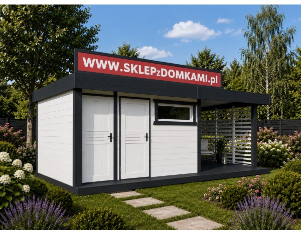 DOMEK MDN10BLACHA 3x4 + taras 3x4 razem 6x4m 300726